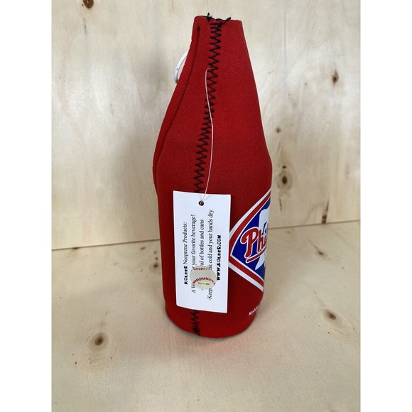Baseball MLB Pick Your Team Bottle Holder Coozie Koozie Cooler Zipper‎ Licensed - Picture 5 of 16